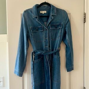 Madewell Denim Utility Jumpsuit - Size Medium